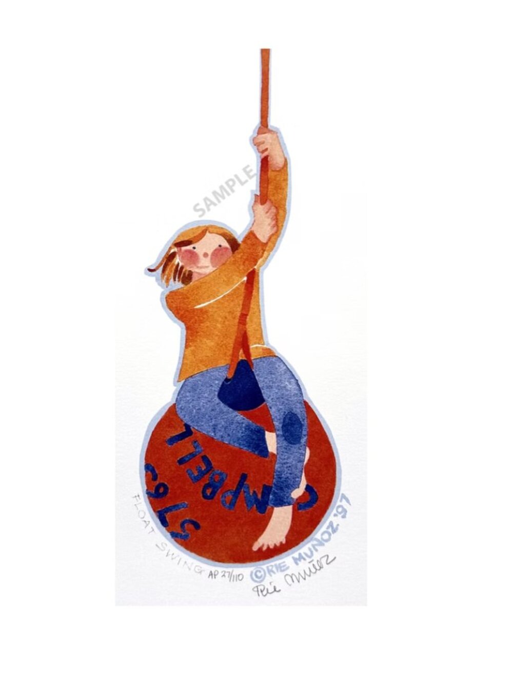 Rie Munoz art print: ''Float Swing''